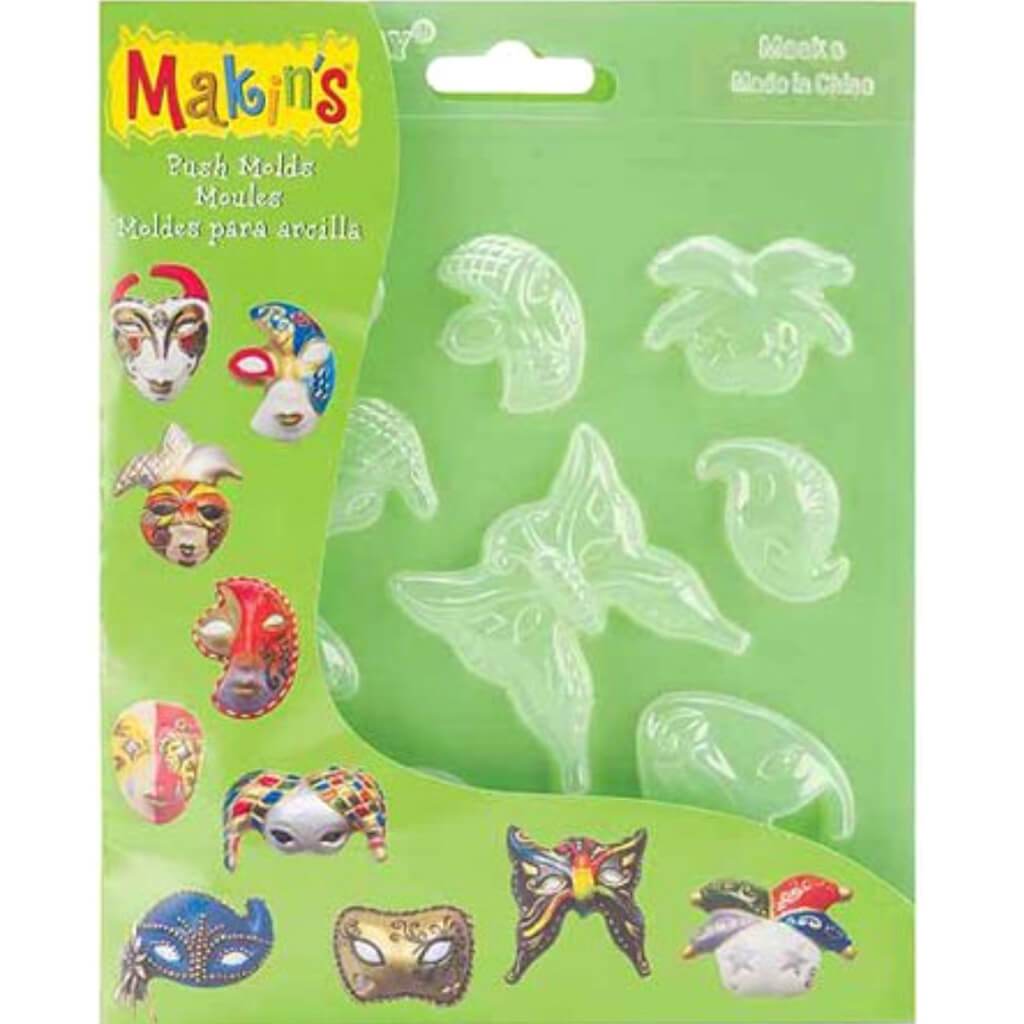 Makin's Clay Push Molds Mask