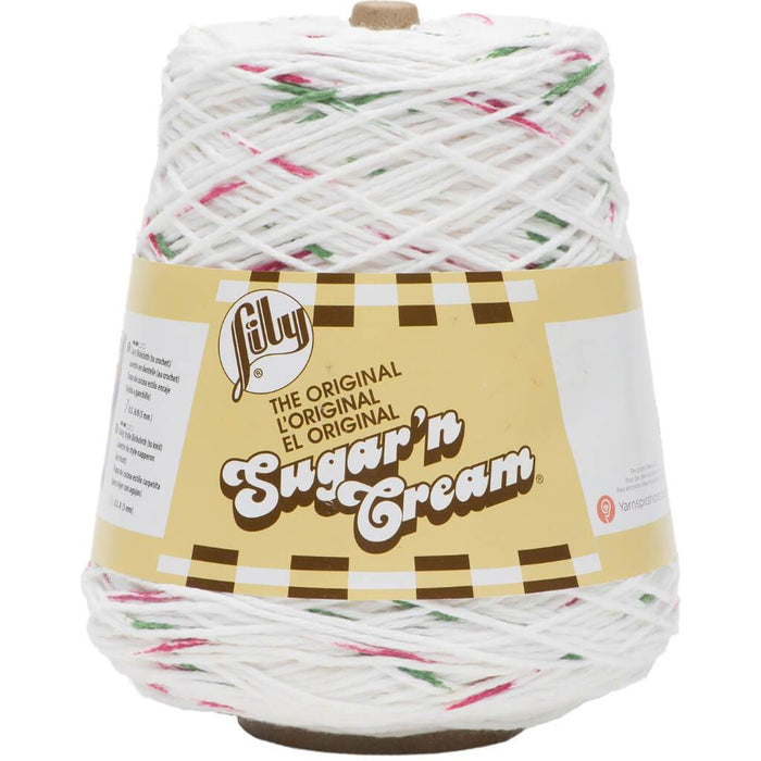 Lily Sugar'n Cream Yarn - Ombres Holly Jolly Spirit