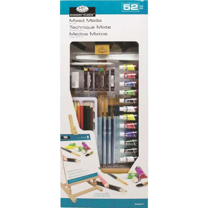 Royal & Langnickel Essentials Mixed Media Easel Art Set 52pc