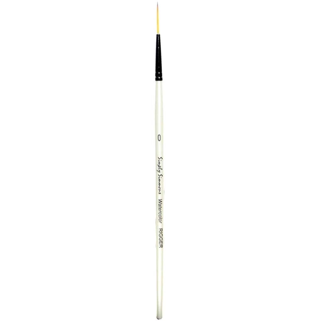 Simply Simmons  Watercolor Synthetic  Rigger Brushes