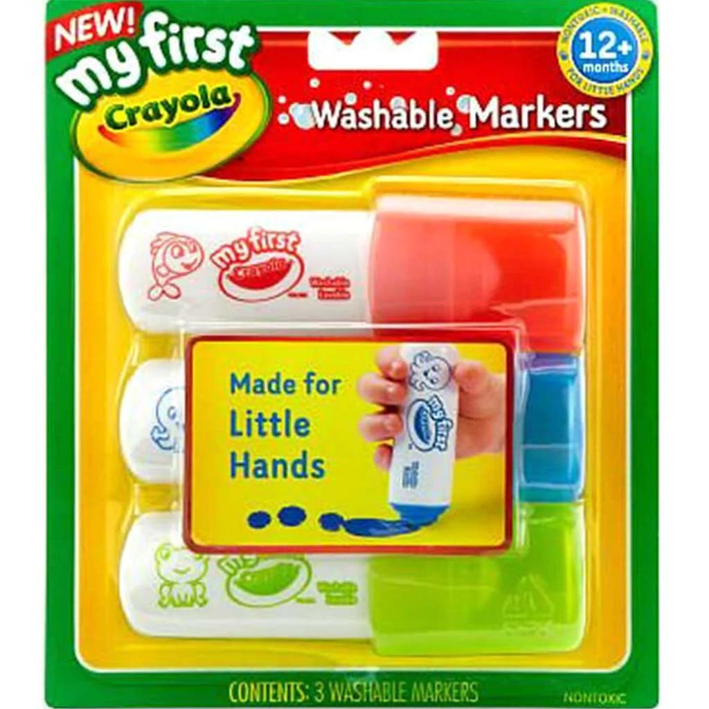 Crayola My First Crayola Easy Grip Washable Markers