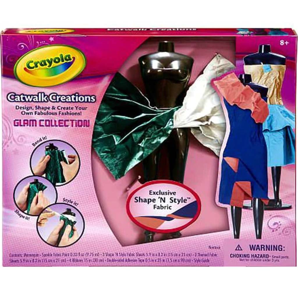 Crayola Catwalk Creations Glam Collection Fashion