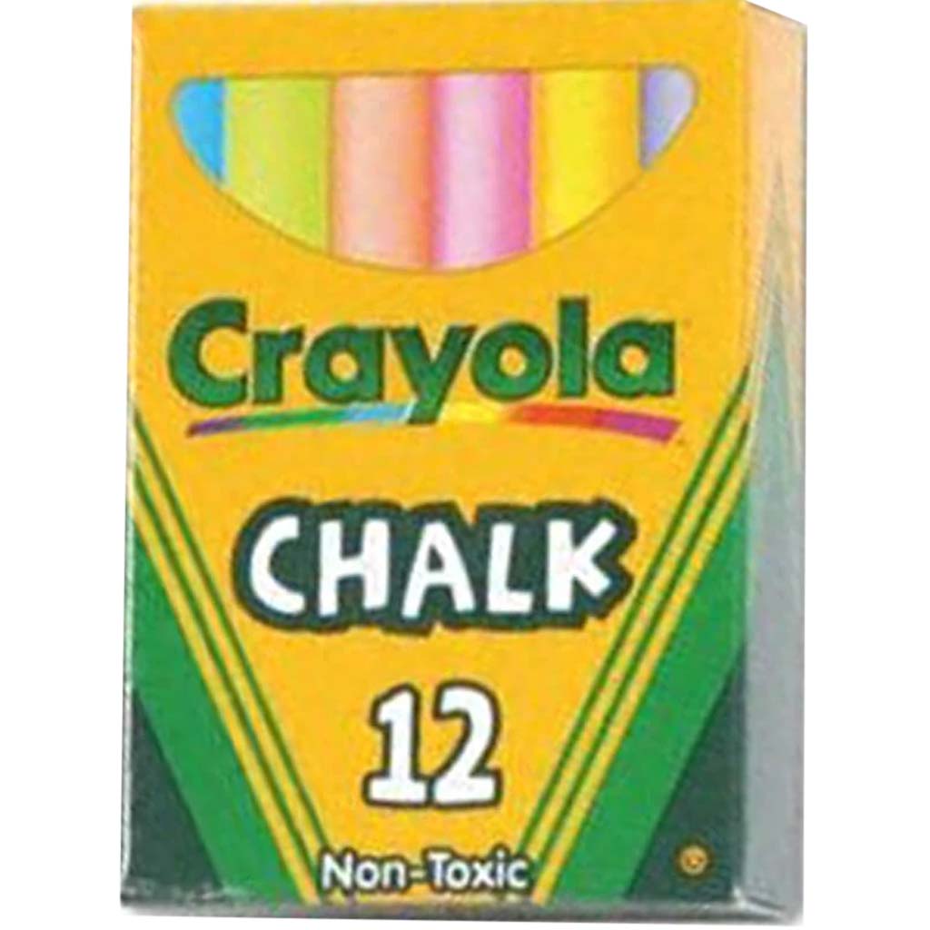 Crayola Colored Chalk Assorted 12 Count