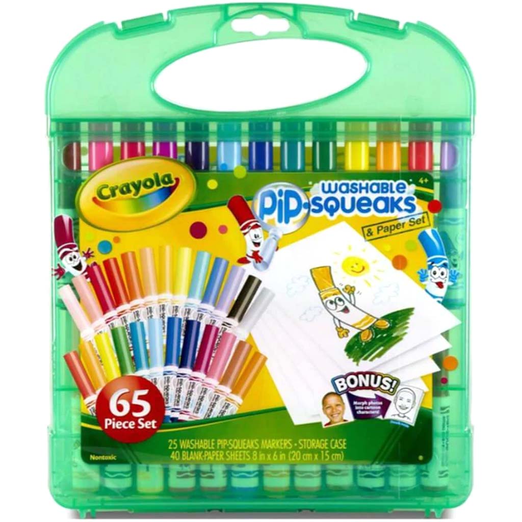 Crayola 25 Count Washable Pip-Squeaks Kit