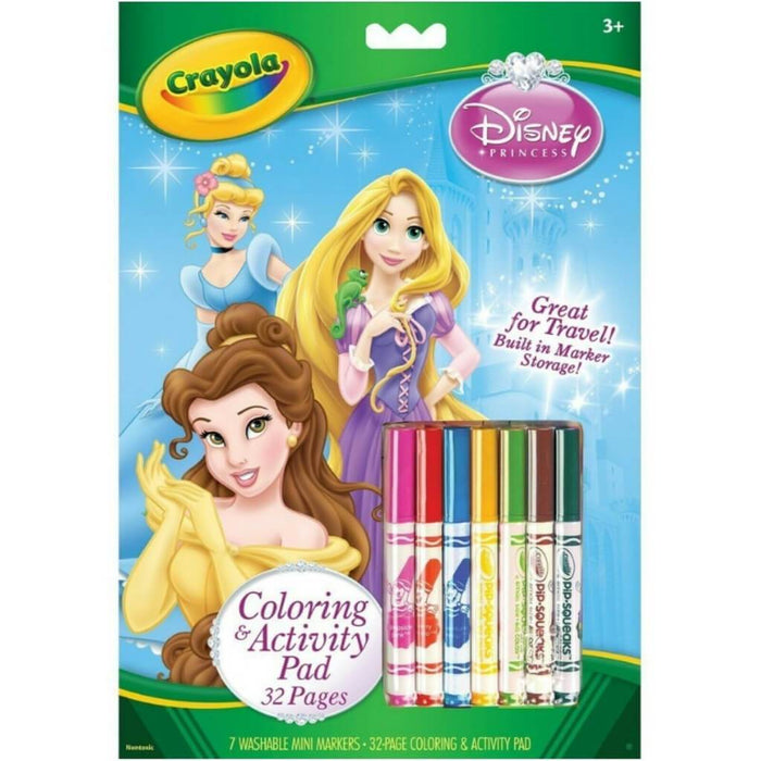 Coloring & Activity Pad with Markers Disney Princess