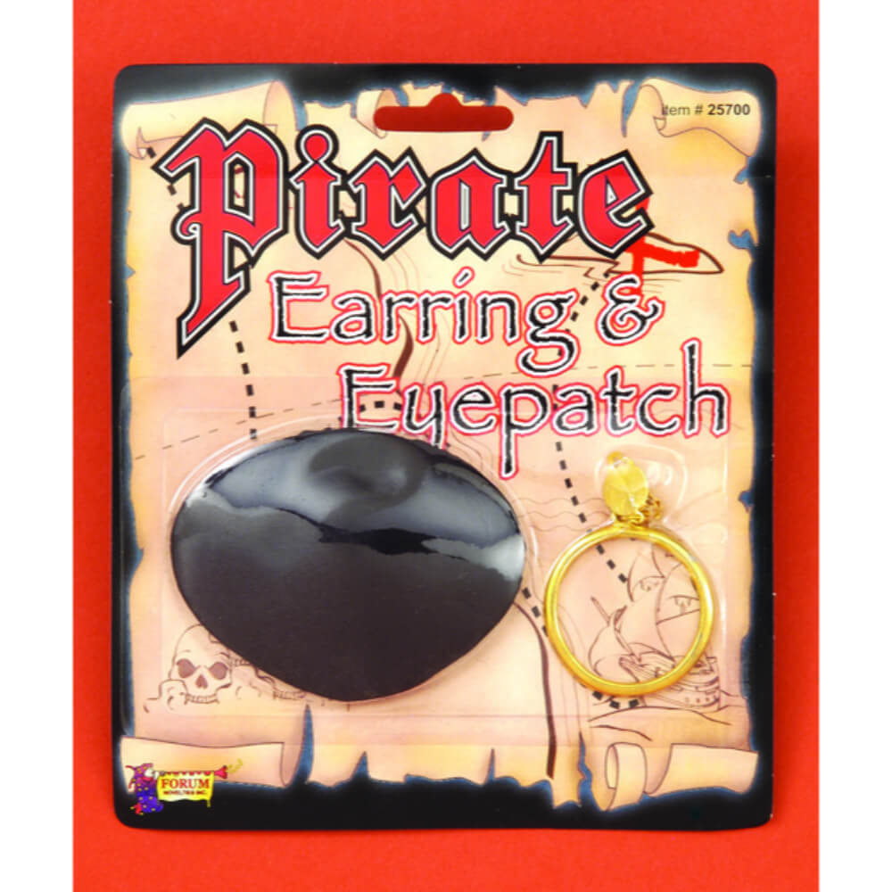 Pirate Earing &amp; Eye Patch 