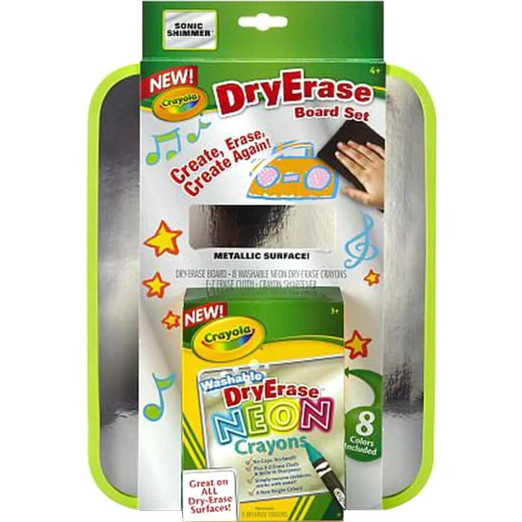 Crayola Dry Erase Sonic Shimmer Board Set