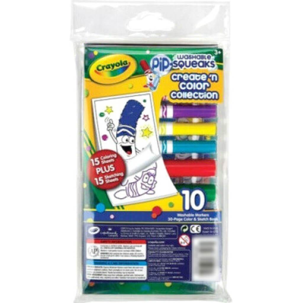 Crayola Mini Create 'N Colour Washable Pip-Squeaks Collection Set