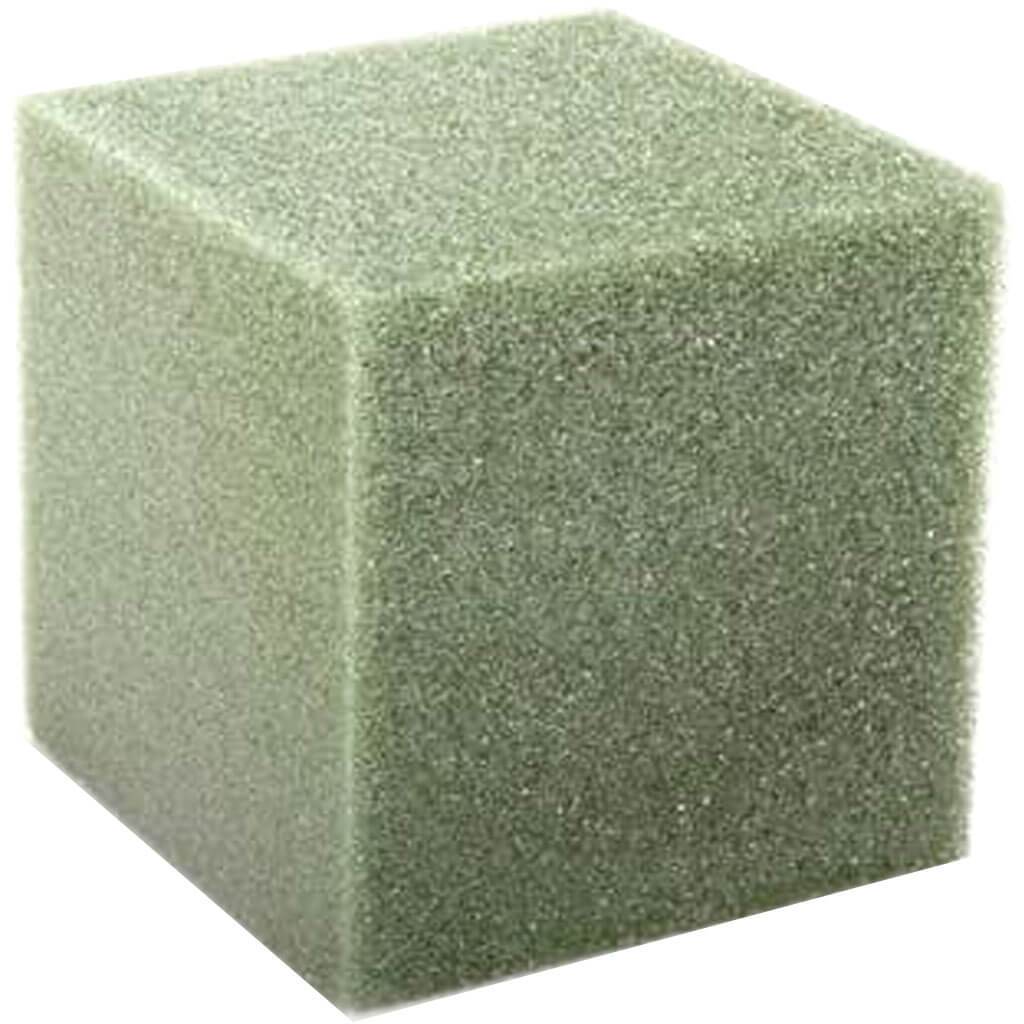 Styrofoam Cube 8x8x8in Green