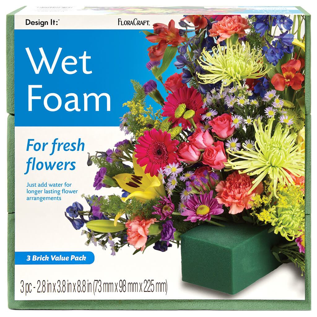 Wet Foam Brick Block Artesia 3Pc