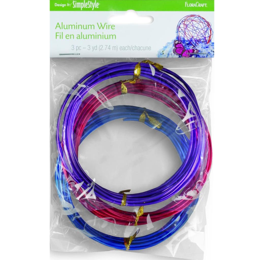 Wire Aluminum Assorted Colors