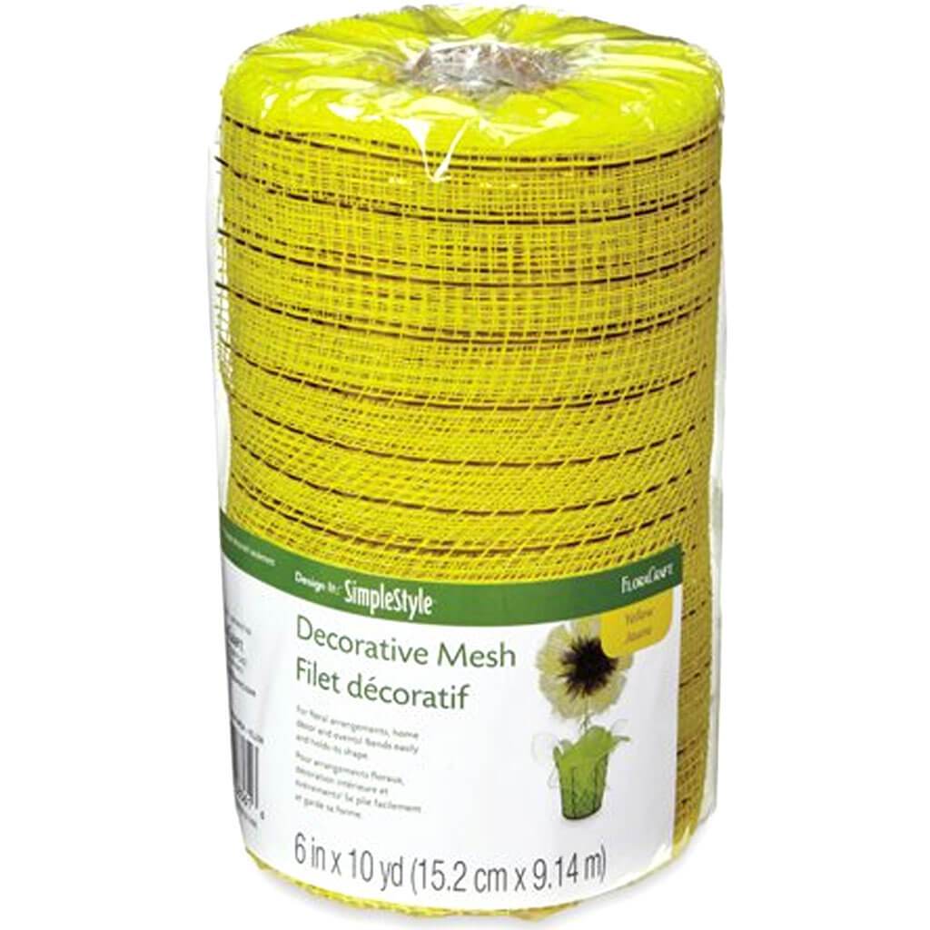 Mesh Decoration Metallic 6inx5yd