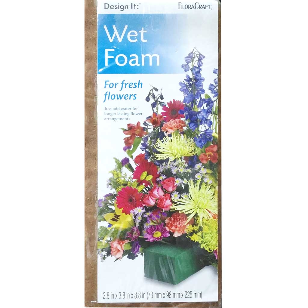 Wet Foam 8-7/8x3-7/8x 2-7/8in