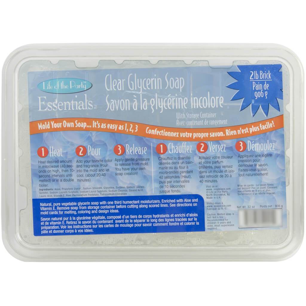 SOAP - CLR. GLYCERIN 2 LB E