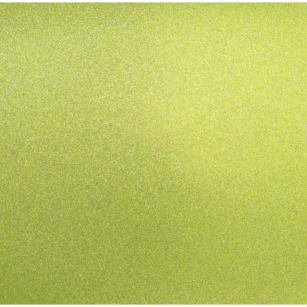 Cardstock Glitter Lime 12X12 