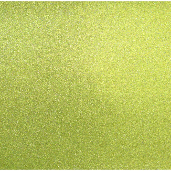 Cardstock Glitter Lime 12X12 