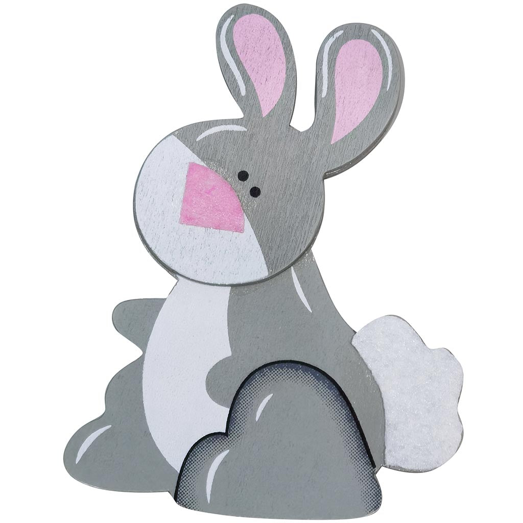 Wood Felt Bunny Shapes