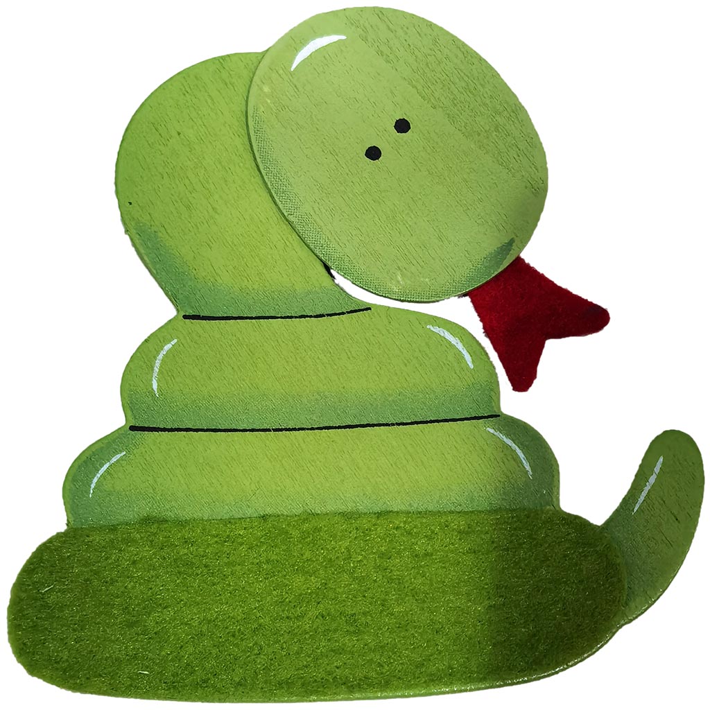 Wood Felt Snake Shapes