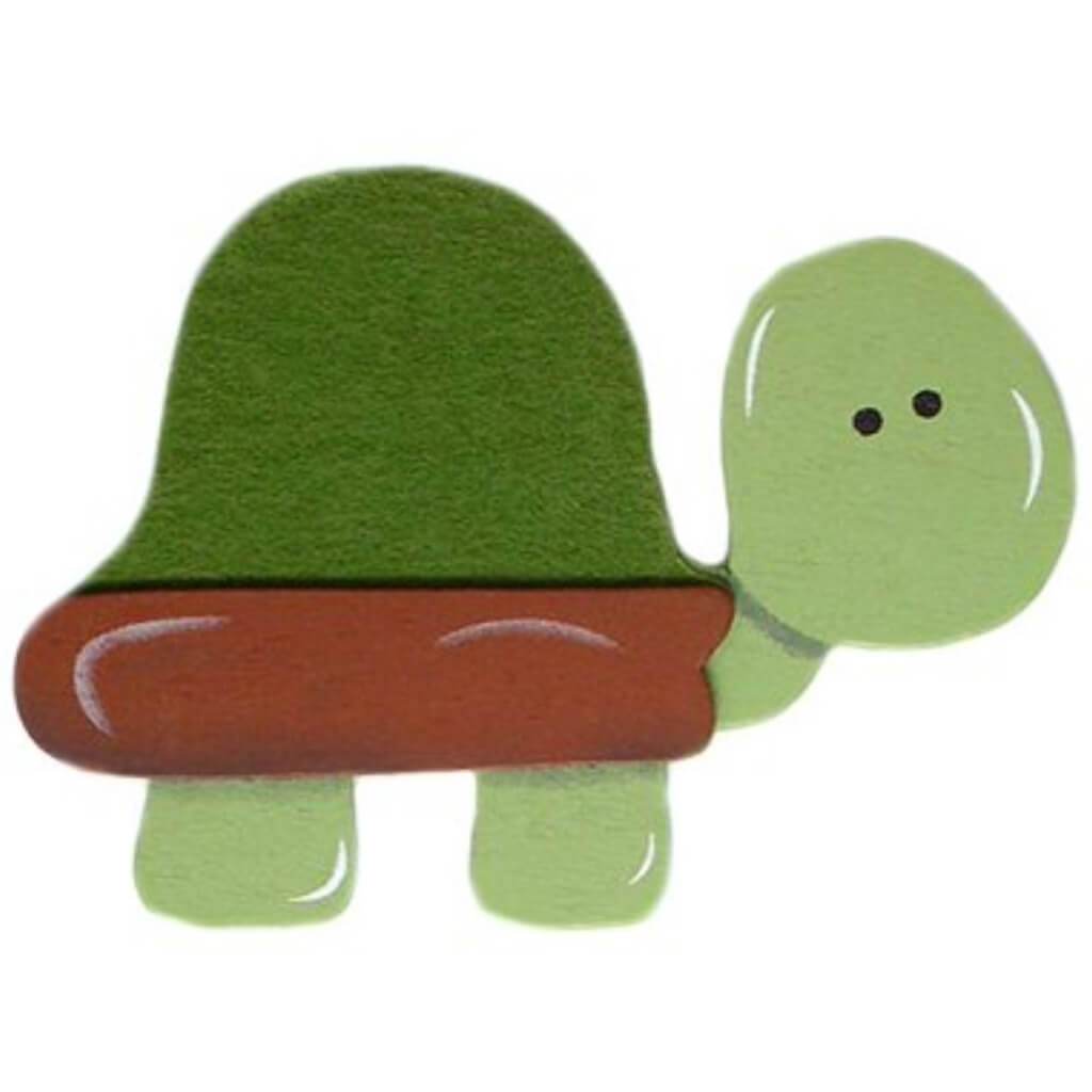 Wood Felt Turtle Shapes