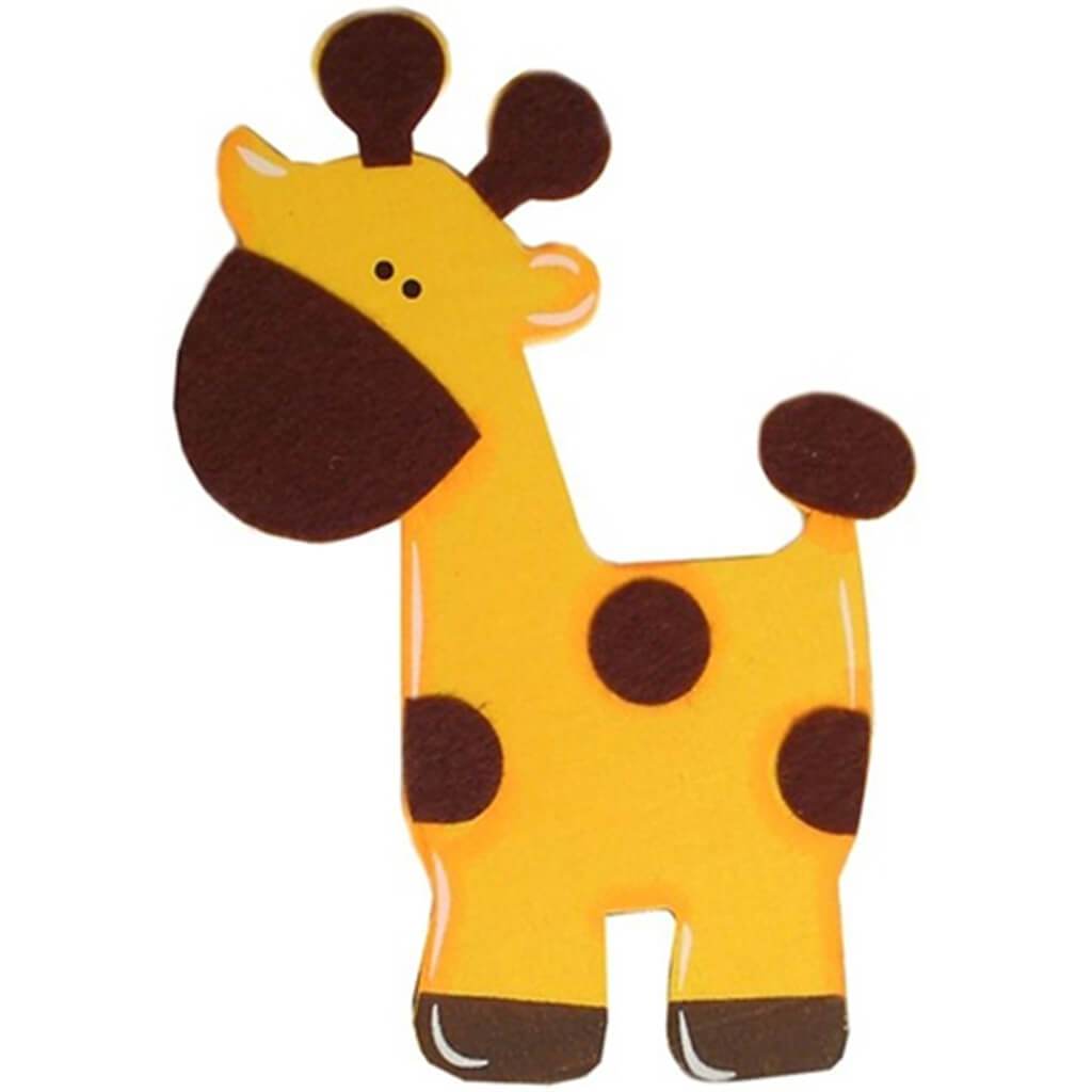 Wood Felt Giraffe Shapes