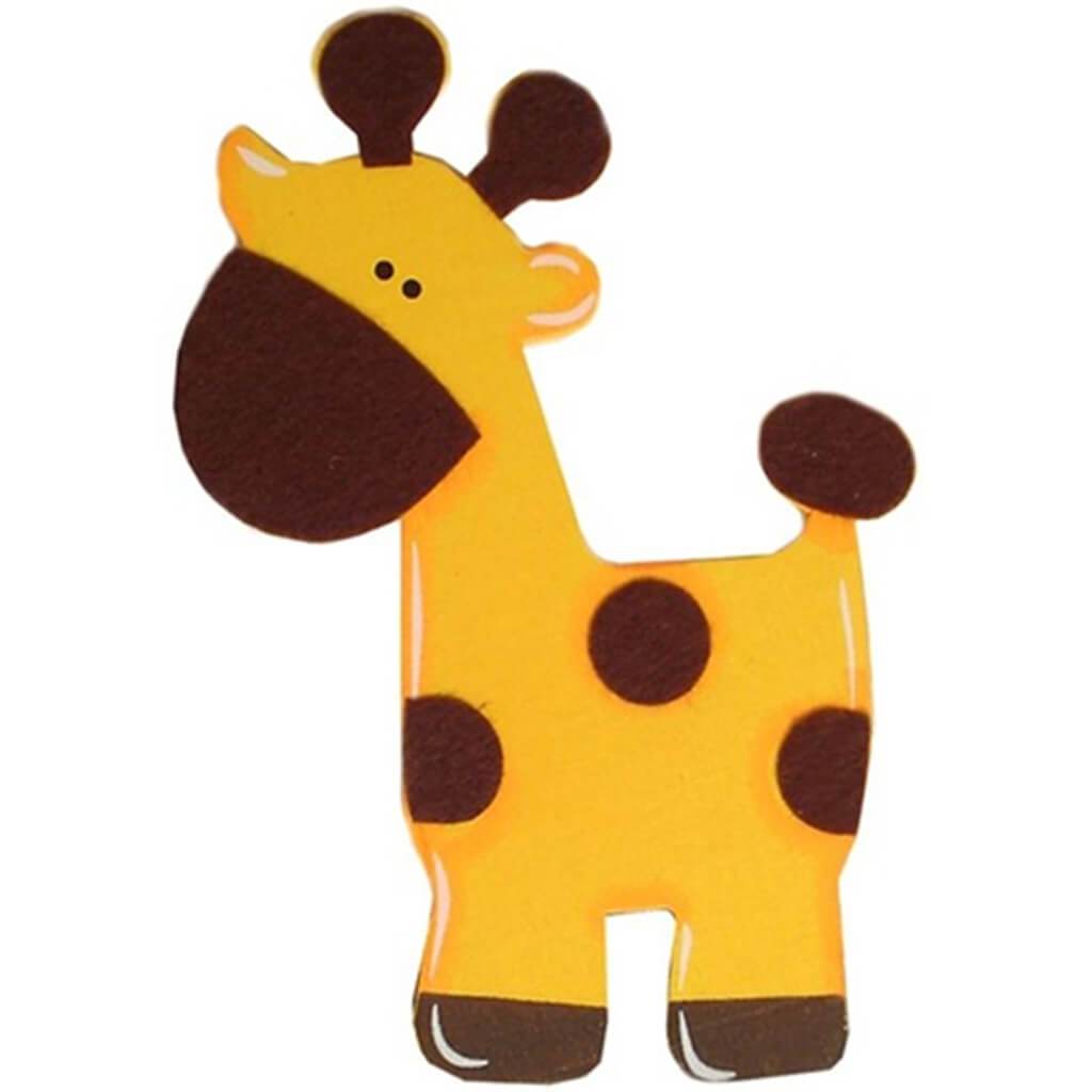 Wood Felt Giraffe Shapes