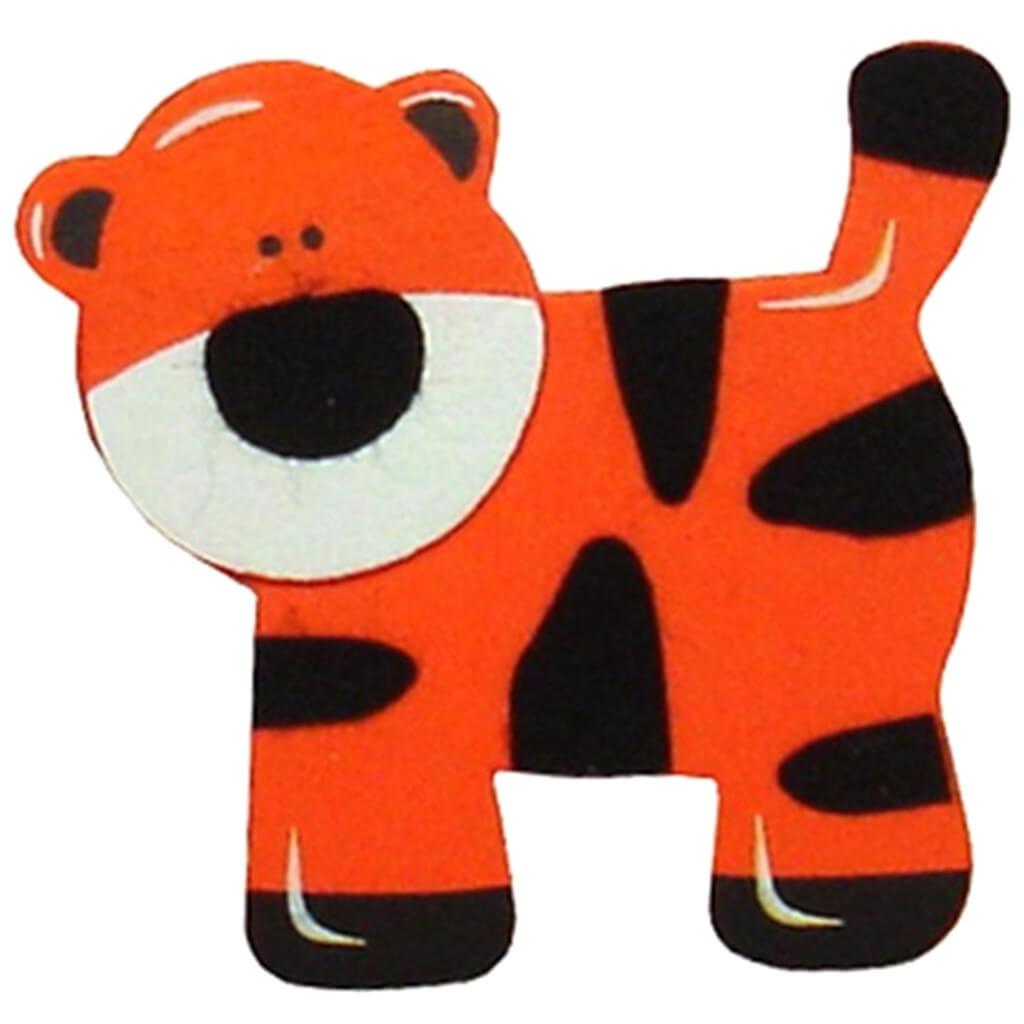 Wood Felt Tiger Shapes