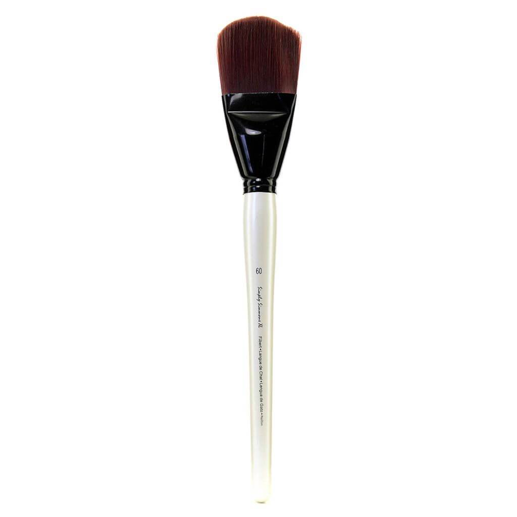 Simply Simmons Stiff Synthetic Filbert Brushes