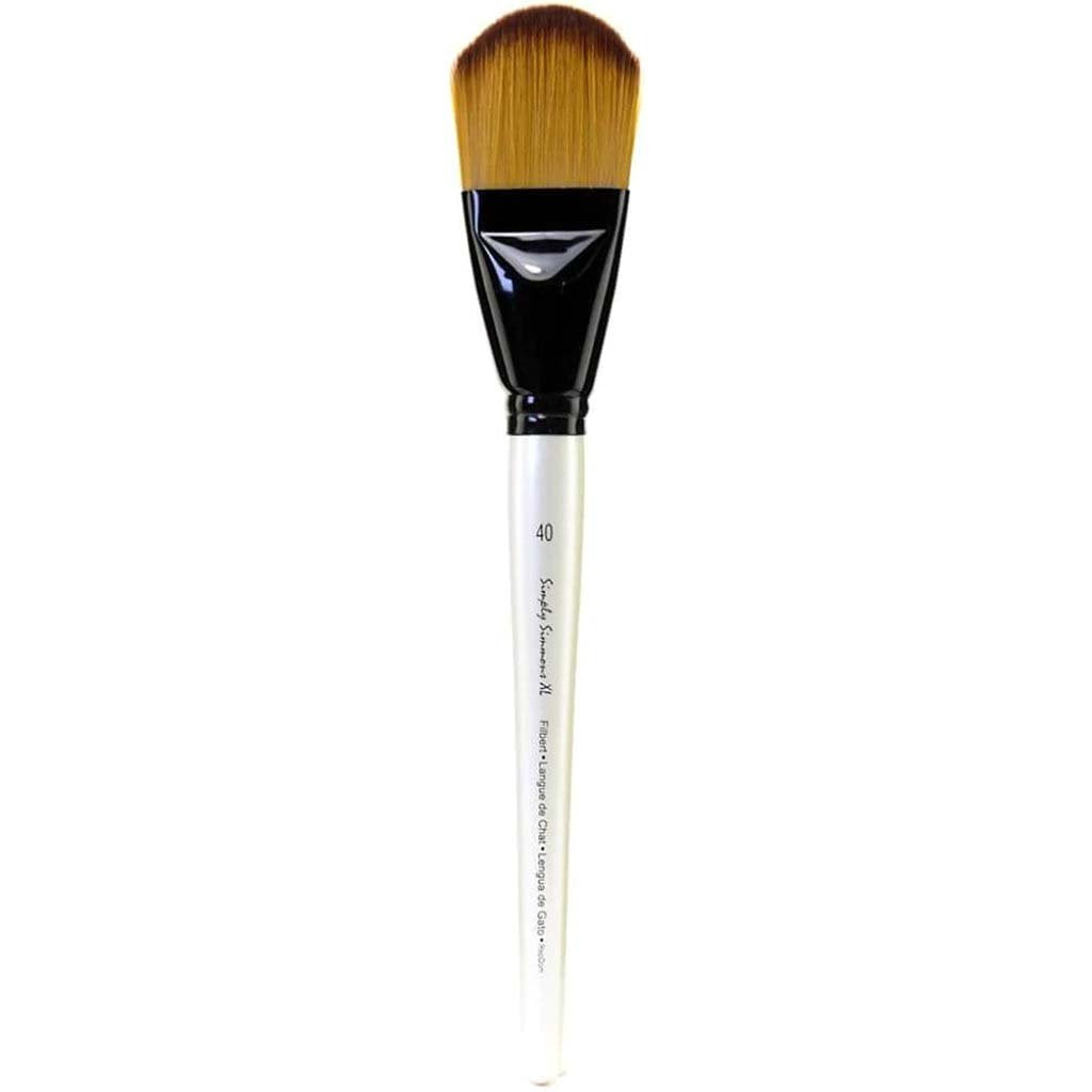 Simply Simmons Soft Synthetic Filbert Brushes