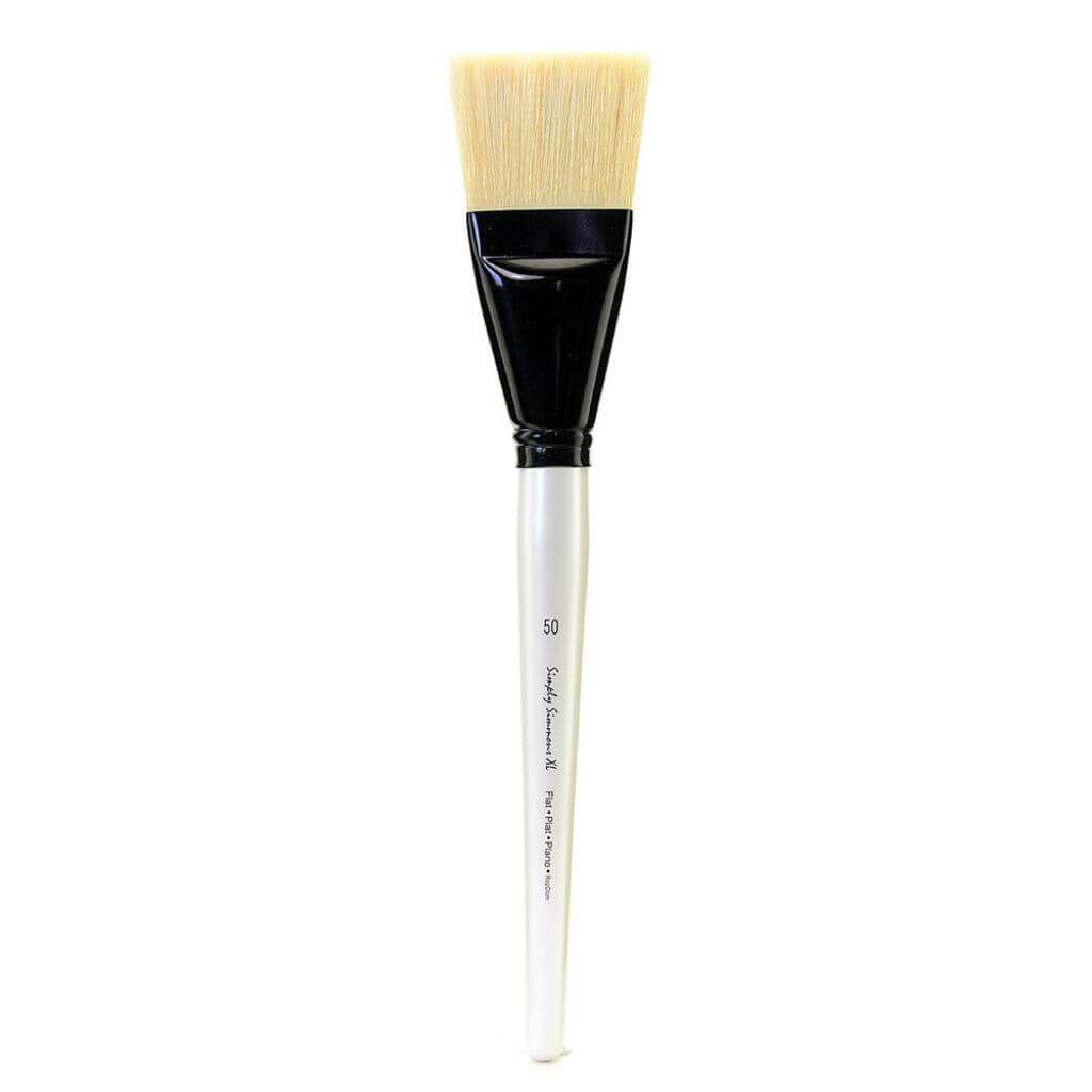 Simply Simmons Natural Bristle Flat Brushes