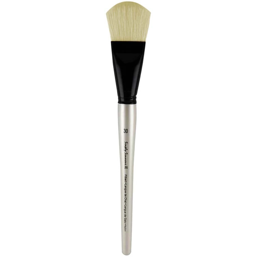Simply Simmons Natural Bristle Filbert Brushes