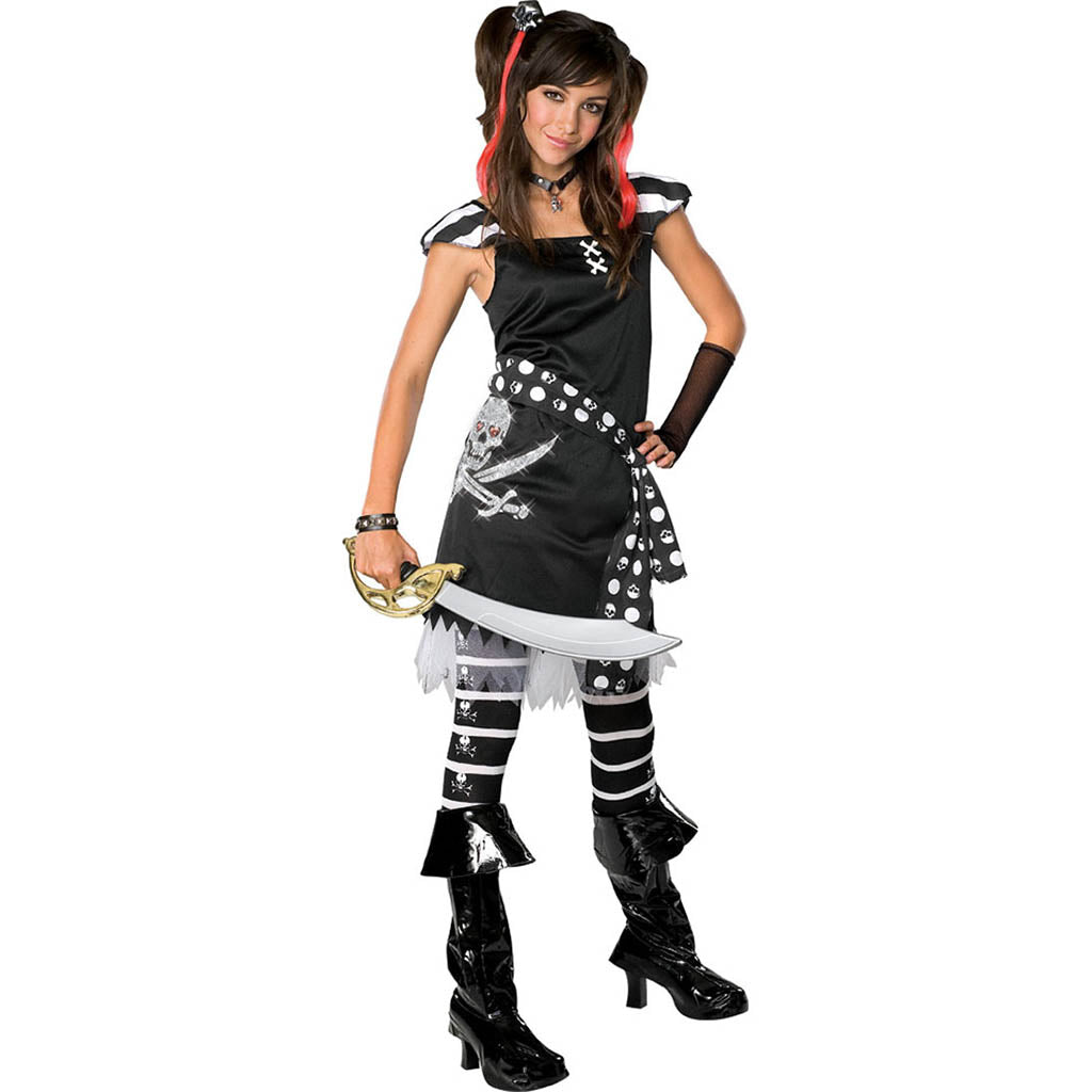 Scarlet Pirate Girl Child Costume Small