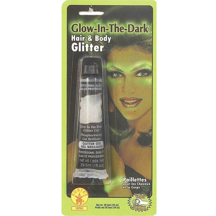 Glow In The Dark Hair & Body Glitter Green