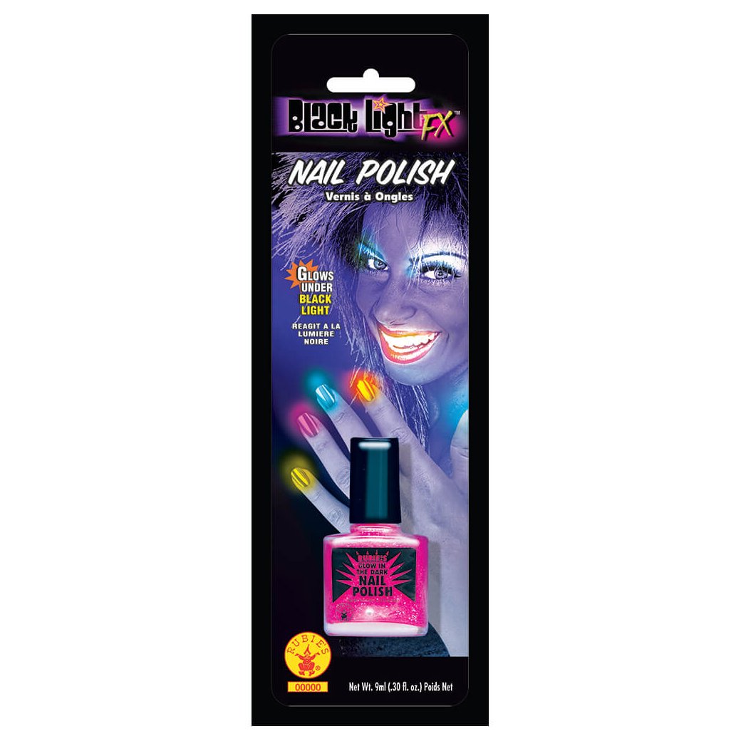 Black Light Nail Polish Pink