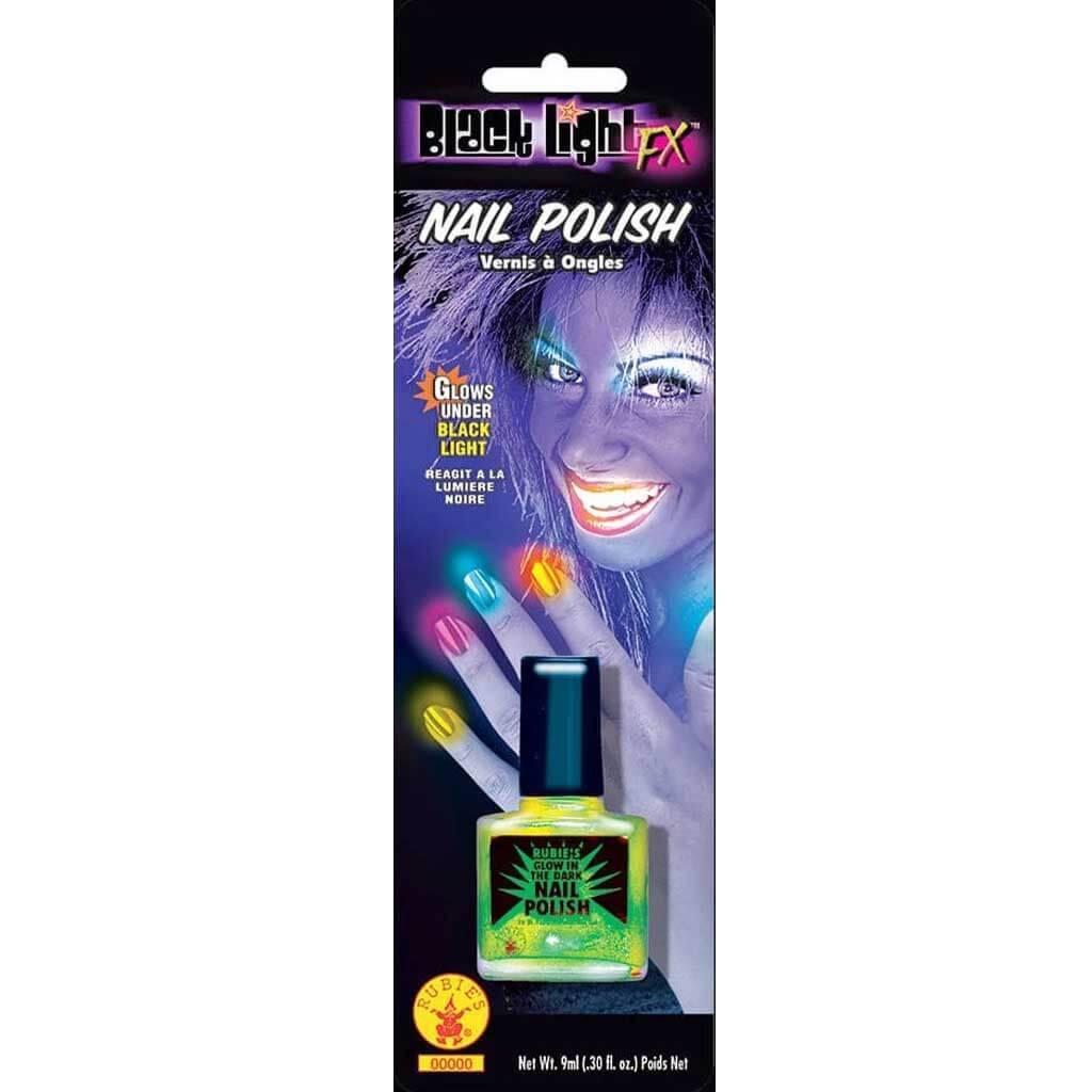 Black Light Nail Polish Green