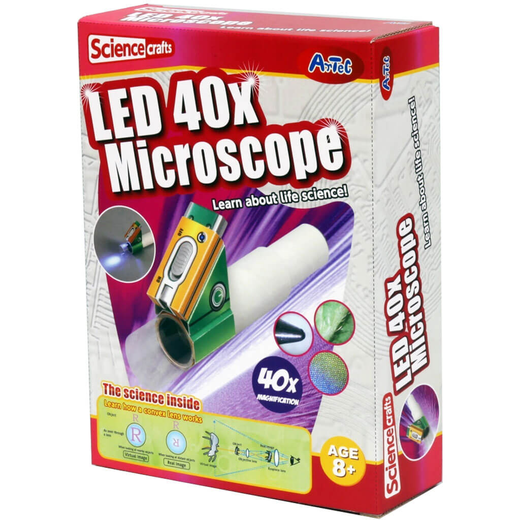 Led 40X Microscope Science Crafts