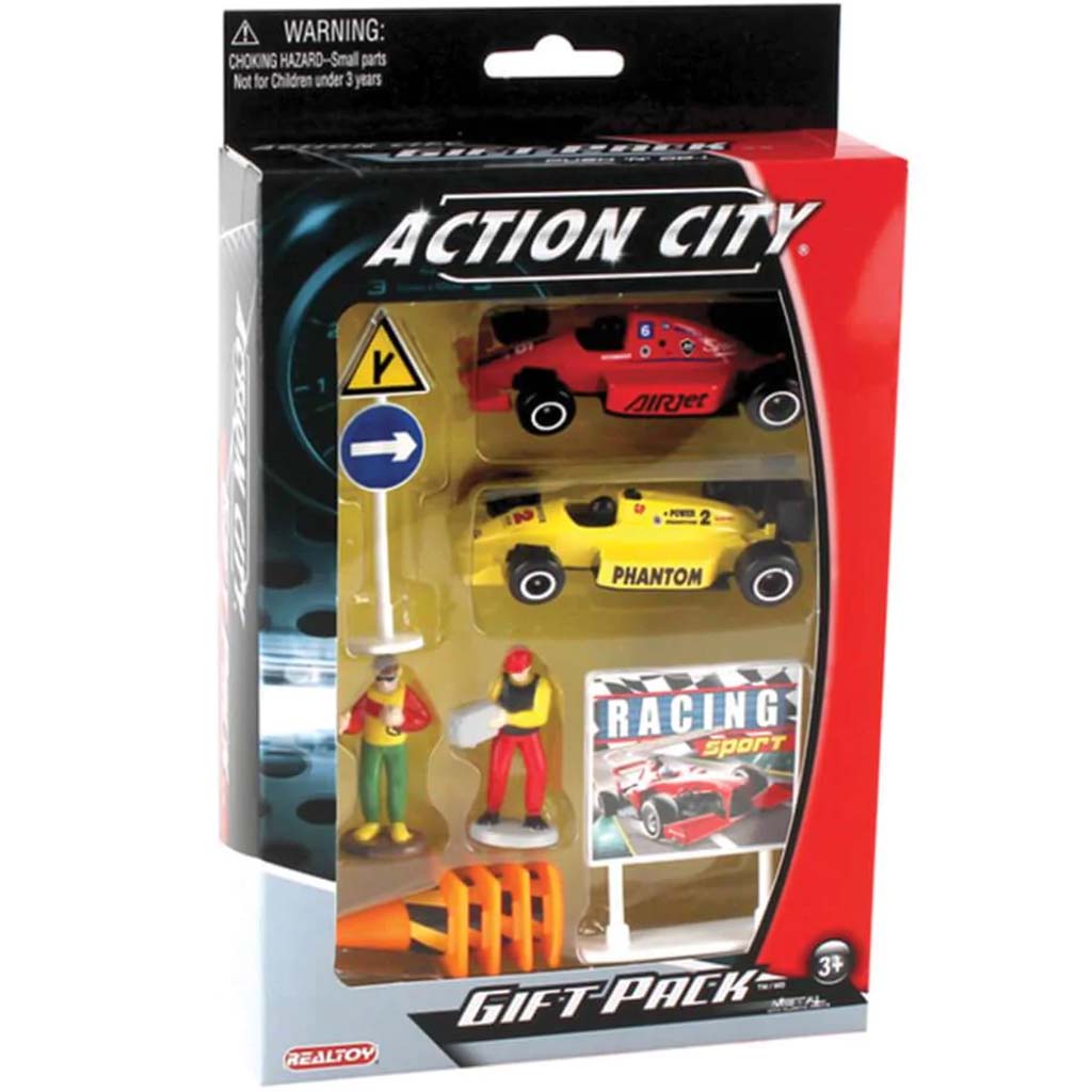 Racing Action City Gift Set 10pcs 