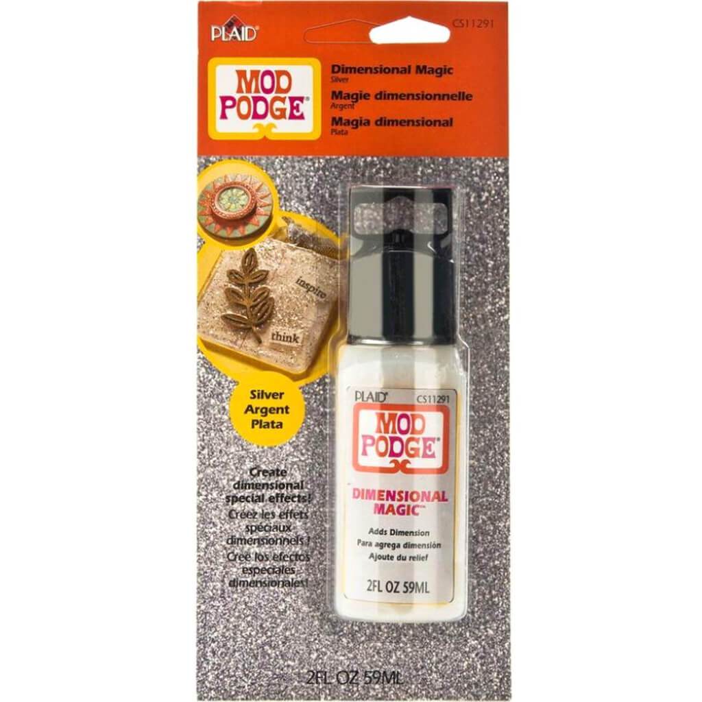 Mod Podge Silver Glitter Dimensional Magic 2oz