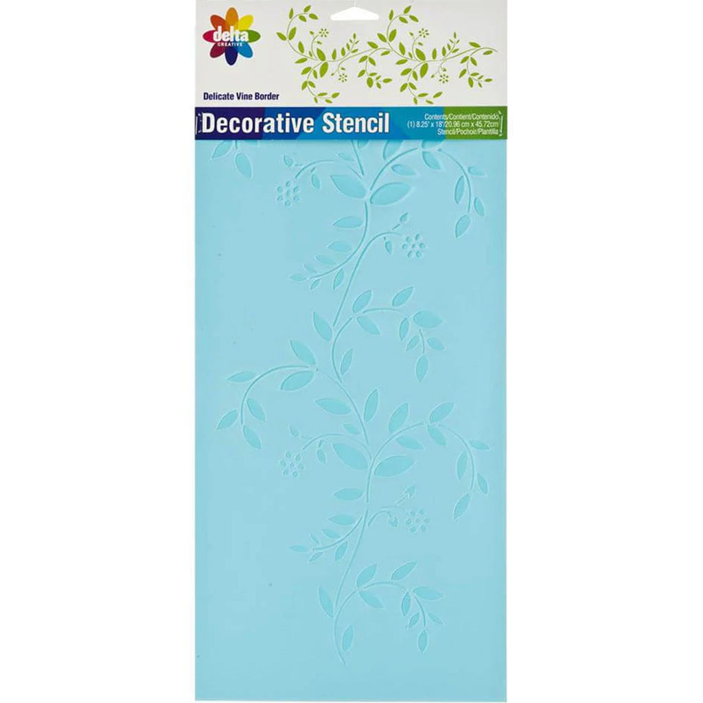 Stencil Magic Decorative Stencils Delicate Vine Border 8.25in x 18in