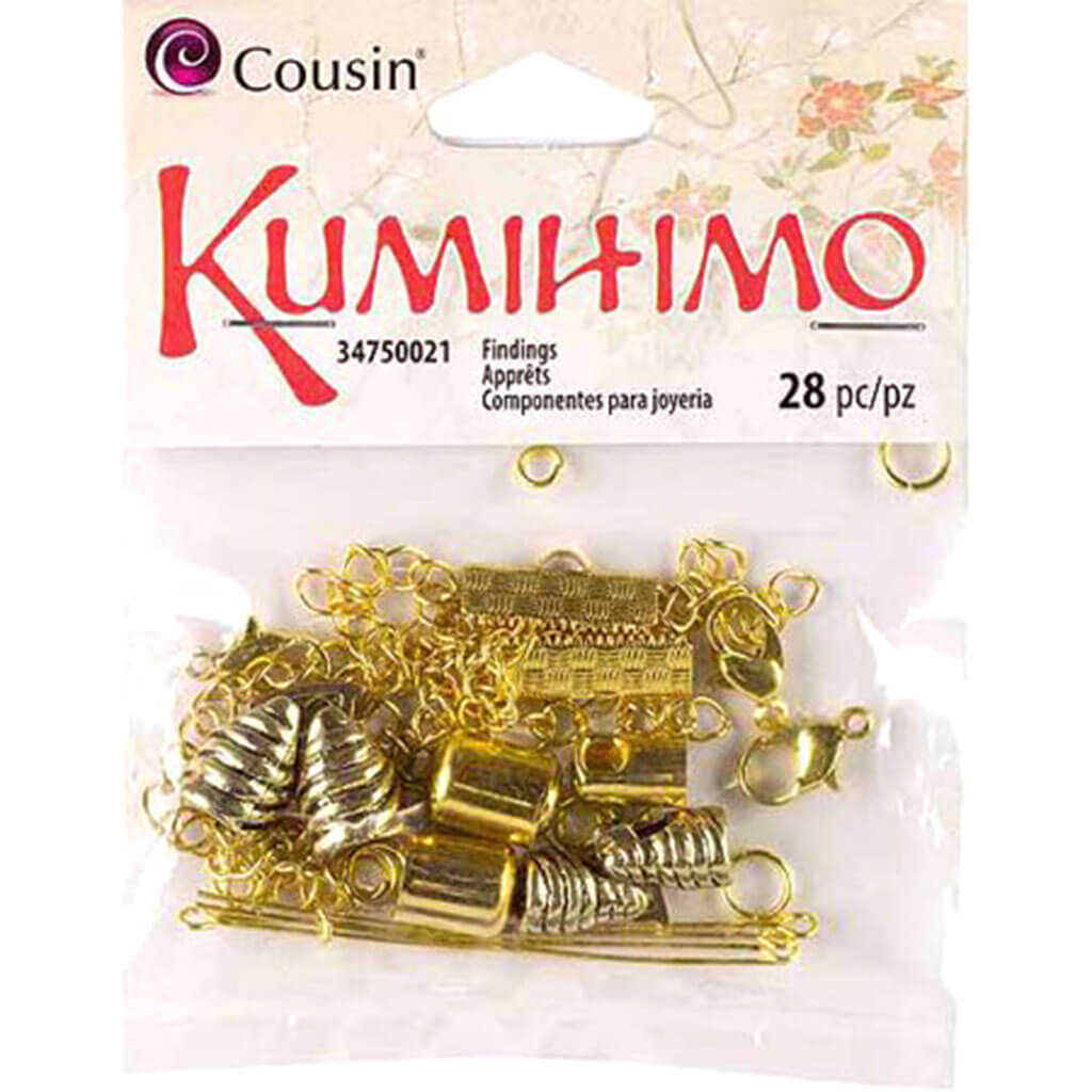 Metal Gold Findings Asst 36pcs