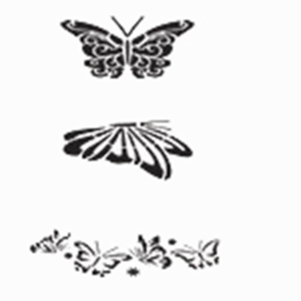 FLEXIBLE STENCIL BUTTERFLY KIT