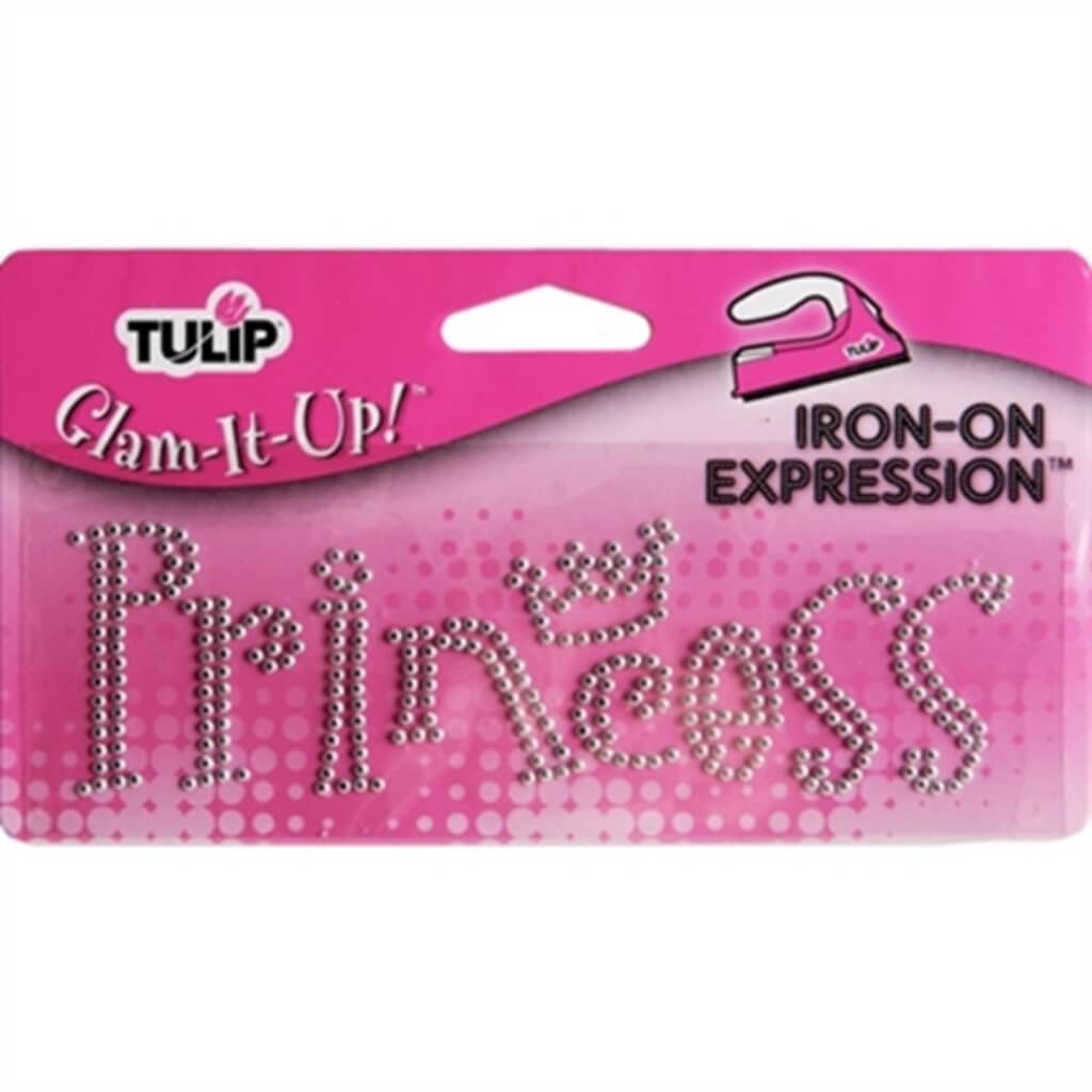 IRON ON EXPRESSION PRINCESS