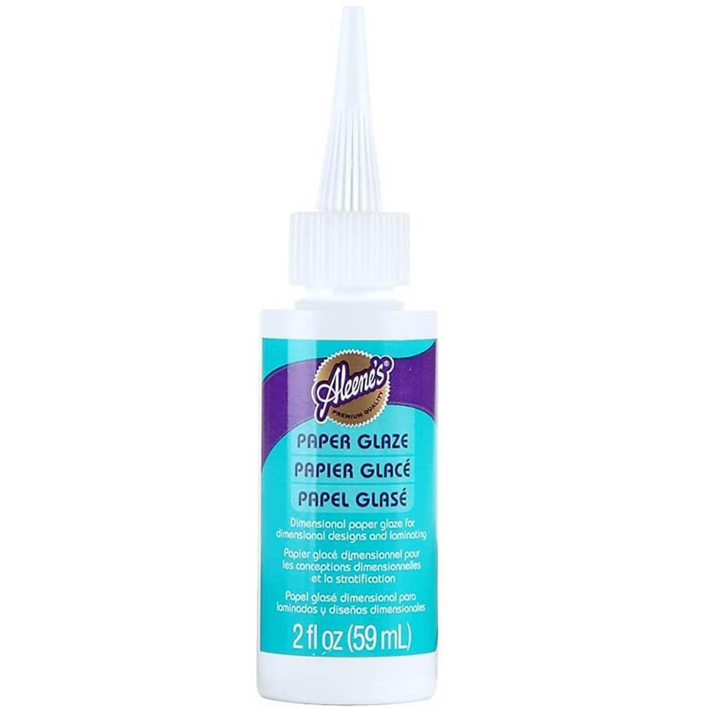 Aleene&#39;s Paper Glaze Dimensional Glue Carded 2oz