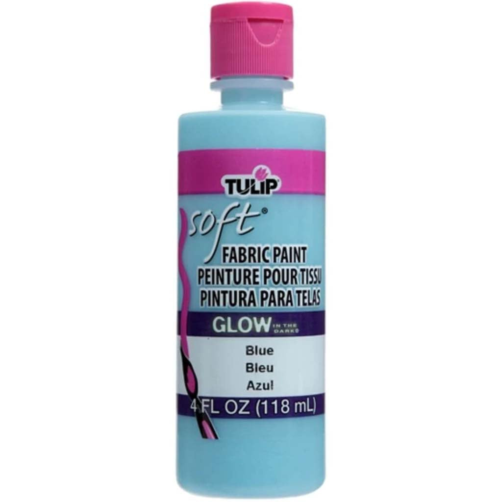 SOFT FABRIC PAINT GLOW IN THE DARK 4OZ