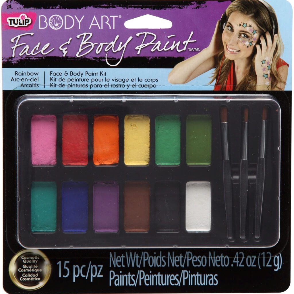 Tulip Body Art Face and Body Paint Kit Rainbow