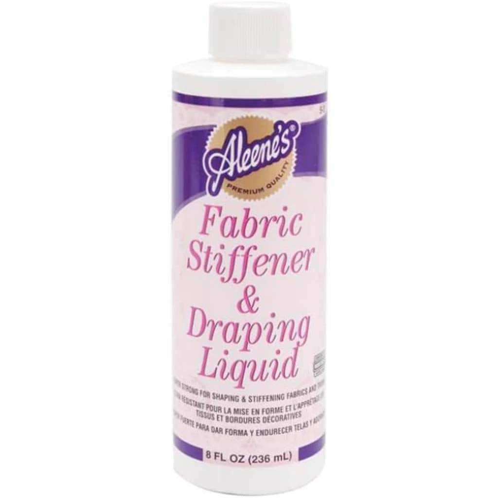 FABRIC STIFFENER &amp; DRAPING LIQUID 8OZ