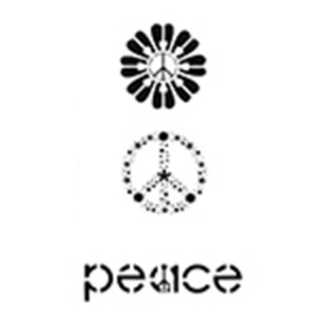 FLEXIBLE STENCIL PEACE KIT