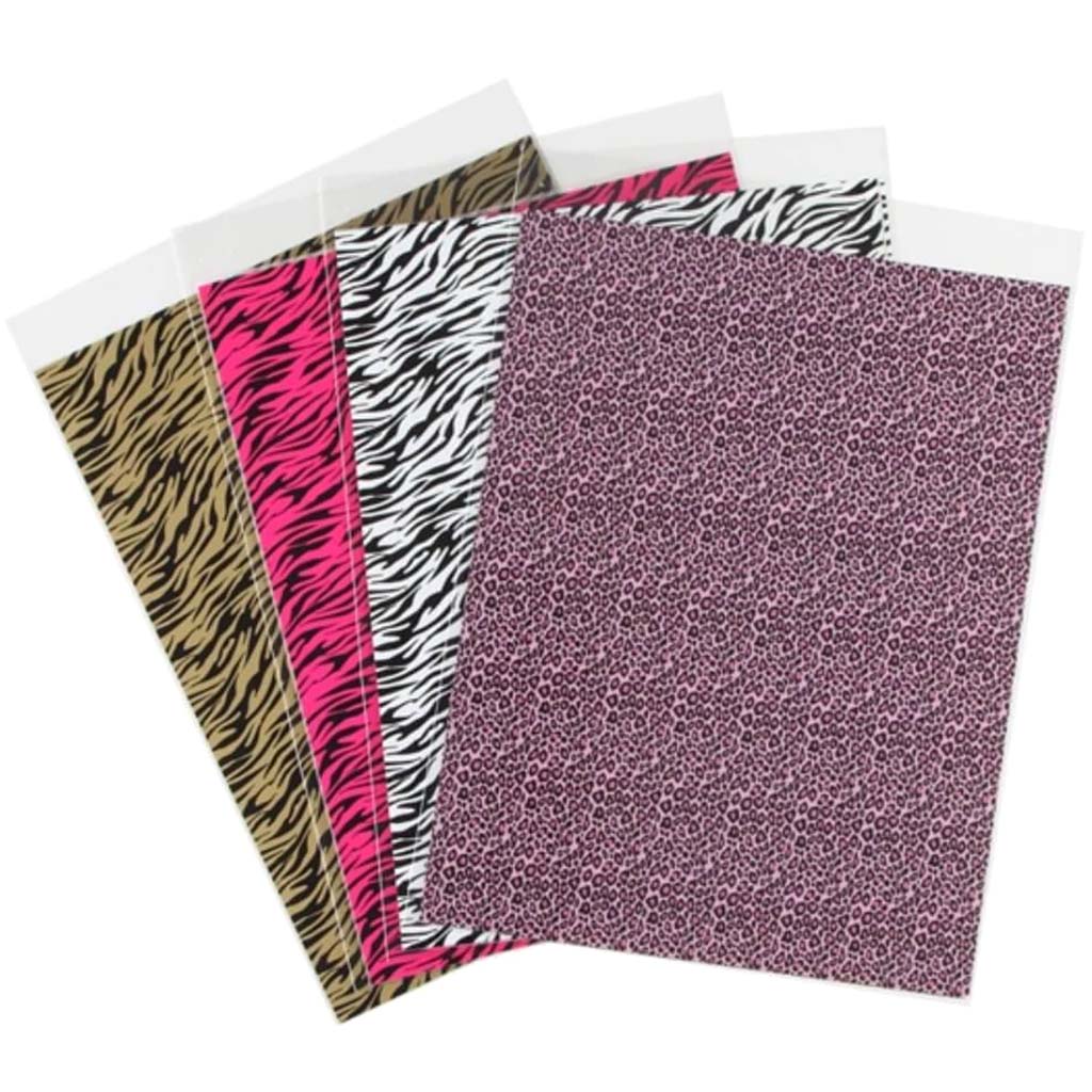 IRON ON TRANSFER SHEETS ANIMAL PRINT