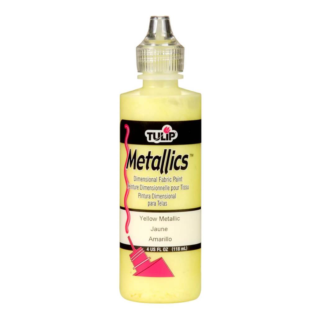 DIMENSIONAL FABRIC PAINT METALLIC 4OZ