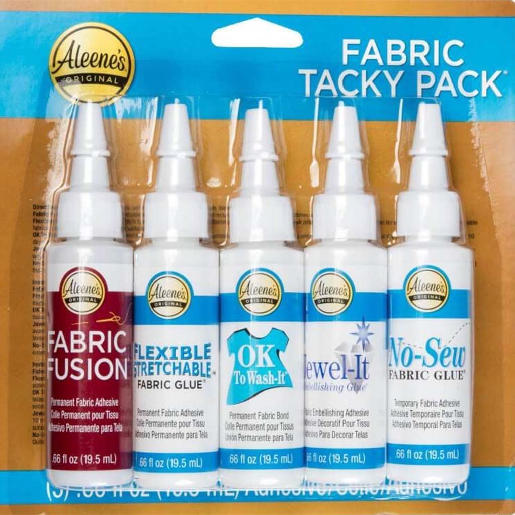 Aleene's Try Me Size Fabric Tacky Pack 5pcs .66oz