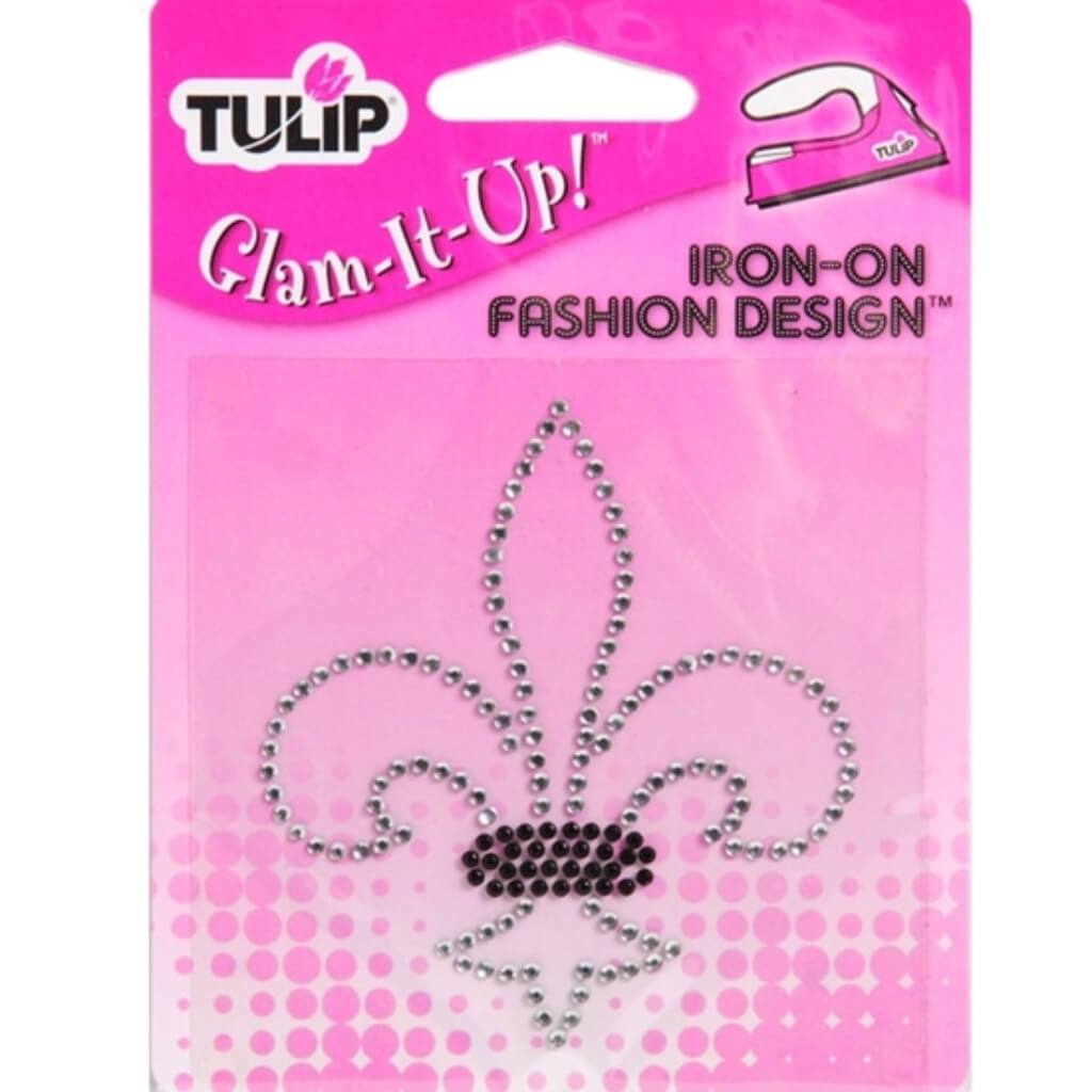 IRON ON FASHION DESIGN FLEUR DE LIS